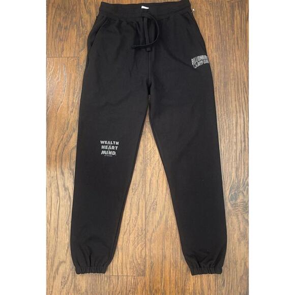 Billionaire Boys Club BBC Affirmation Sweatpants Jogger Black Size S